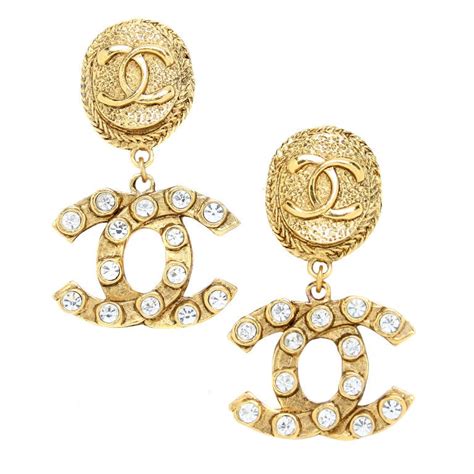 luxury chanel earrings.